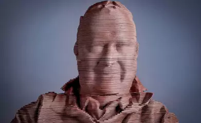 Portrait 3D en chocolat image 5