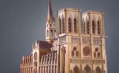 Notre dame de Paris en Chocolat image 4