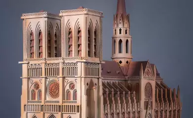 Notre dame de Paris en Chocolat image 3