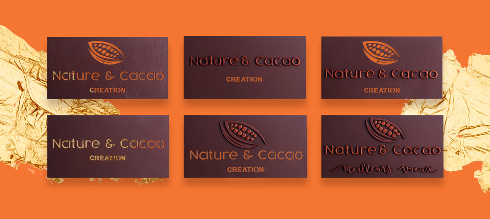 Découvrez notre tablette en chocolat personnalisée avec votre message, votre logo et votre nom pour les entreprise pour les cadeau d'affaire 